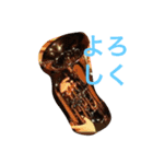 わたし、黒ユーフォです。（個別スタンプ：1）