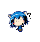 BLUE NEKO CHAN~（個別スタンプ：12）