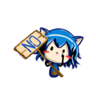 BLUE NEKO CHAN~（個別スタンプ：17）