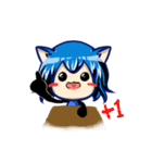 BLUE NEKO CHAN~（個別スタンプ：22）