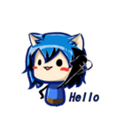 BLUE NEKO CHAN~（個別スタンプ：32）