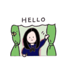 女子高生の日常ことば（個別スタンプ：1）
