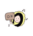 女子高生の日常ことば（個別スタンプ：8）