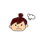 おだんごの女の子のスタンプ（個別スタンプ：9）