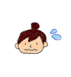 おだんごの女の子のスタンプ（個別スタンプ：10）