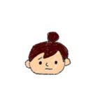 おだんごの女の子のスタンプ（個別スタンプ：11）
