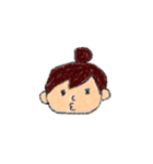 おだんごの女の子のスタンプ（個別スタンプ：13）