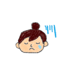 おだんごの女の子のスタンプ（個別スタンプ：15）