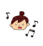 おだんごの女の子のスタンプ（個別スタンプ：16）