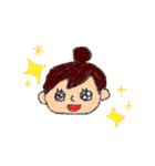 おだんごの女の子のスタンプ（個別スタンプ：18）