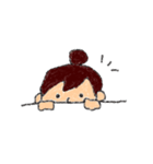 おだんごの女の子のスタンプ（個別スタンプ：19）