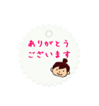 おだんごの女の子のスタンプ（個別スタンプ：38）