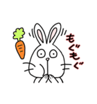 ゆるうさぎの便利なスタンプ（個別スタンプ：34）