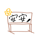 Mood dialogue whiteboard（個別スタンプ：1）