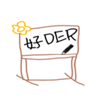 Mood dialogue whiteboard（個別スタンプ：2）