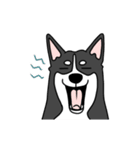 黒犬の生活 第1弾（個別スタンプ：18）