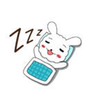 Cotton rabbit-Commonly used words（個別スタンプ：9）