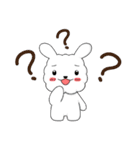 Cotton rabbit-Commonly used words（個別スタンプ：11）