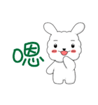 Cotton rabbit-Commonly used words（個別スタンプ：20）