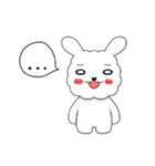 Cotton rabbit-Commonly used words（個別スタンプ：33）