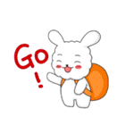 Cotton rabbit-Commonly used words（個別スタンプ：34）