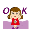 A chubby girl（個別スタンプ：5）