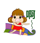 A chubby girl（個別スタンプ：15）