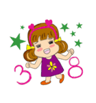 A chubby girl（個別スタンプ：28）