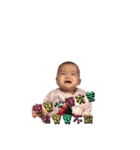 I love cute momo baby 2（個別スタンプ：17）