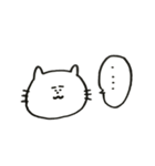 しろねこはんぺんにゃんの愉快なスタンプ（個別スタンプ：2）