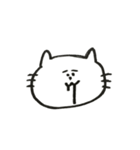 しろねこはんぺんにゃんの愉快なスタンプ（個別スタンプ：6）