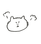 しろねこはんぺんにゃんの愉快なスタンプ（個別スタンプ：9）
