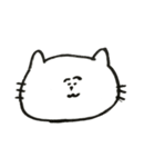 しろねこはんぺんにゃんの愉快なスタンプ（個別スタンプ：17）
