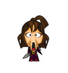 No ugly head chivalrous woman（個別スタンプ：4）