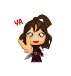 No ugly head chivalrous woman（個別スタンプ：10）