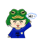 Boy and Frog BiBi（個別スタンプ：3）