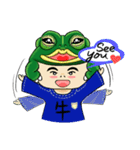 Boy and Frog BiBi（個別スタンプ：14）
