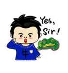 Boy and Frog BiBi（個別スタンプ：27）
