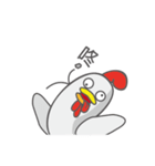 Weary careful chicken（個別スタンプ：4）