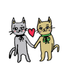 グレーの猫 mimi（個別スタンプ：17）