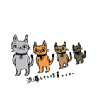 グレーの猫 mimi（個別スタンプ：18）