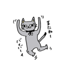 グレーの猫 mimi（個別スタンプ：20）