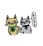 グレーの猫 mimi（個別スタンプ：24）