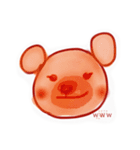 やさしいふわふわスタンプ（個別スタンプ：3）