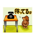 ダックスルイちゃん（個別スタンプ：24）