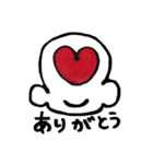 ここちゃんの「ありがとう」と「ごめん」（個別スタンプ：1）