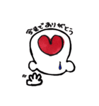 ここちゃんの「ありがとう」と「ごめん」（個別スタンプ：3）