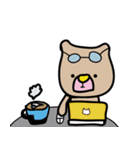 Big Belly Button Bear（個別スタンプ：9）