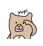 Big Belly Button Bear（個別スタンプ：37）