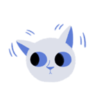A Blue Blue Cat（個別スタンプ：4）